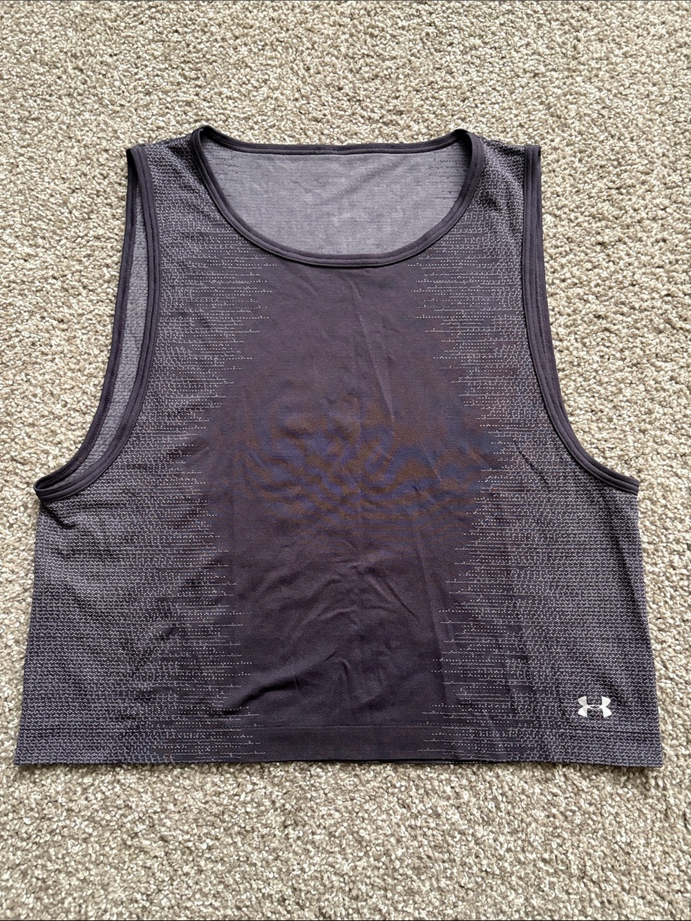 Under Armour Purple Women's Cropped Mesh Tank